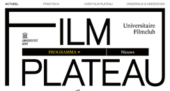 Desktop Screenshot of film-plateau.be